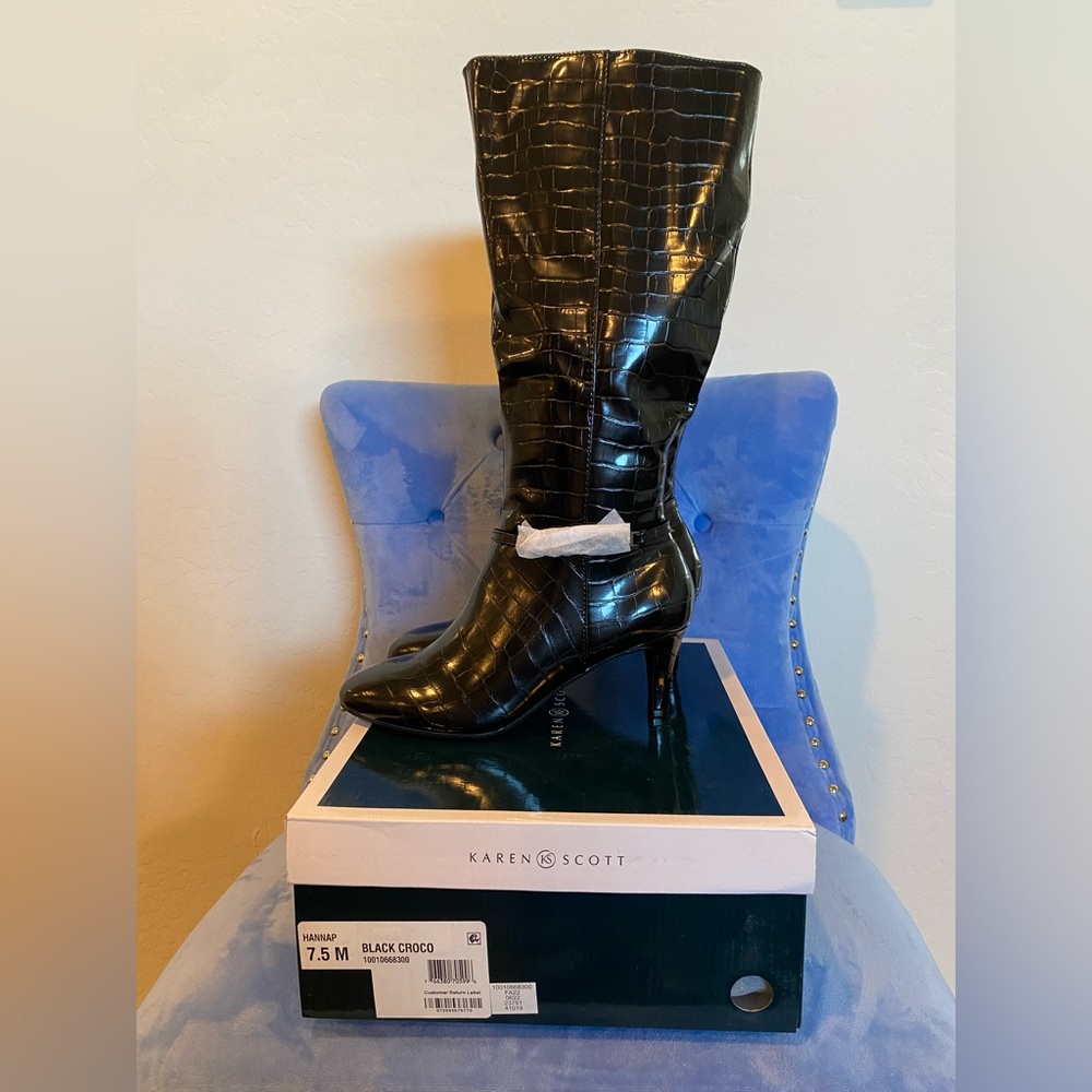 Karen Scott Knee High Dress Boots